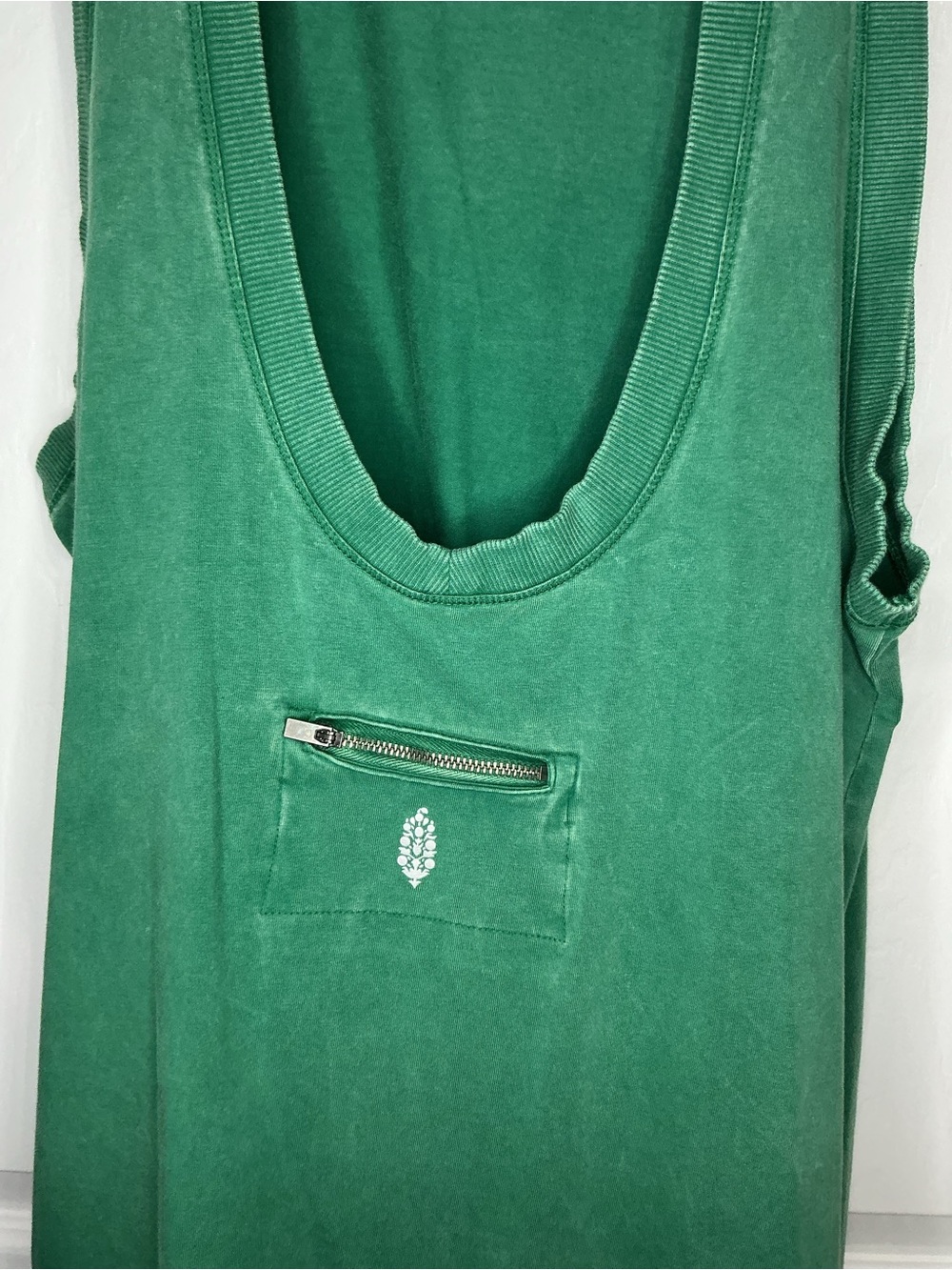 FP Movement by Free People Hot Shot Tunic Tank NWOT in Heritage Green - Picture 5 of 7